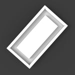 13x72 Ceiling Vent Cover | Flush Mount Steel Grille