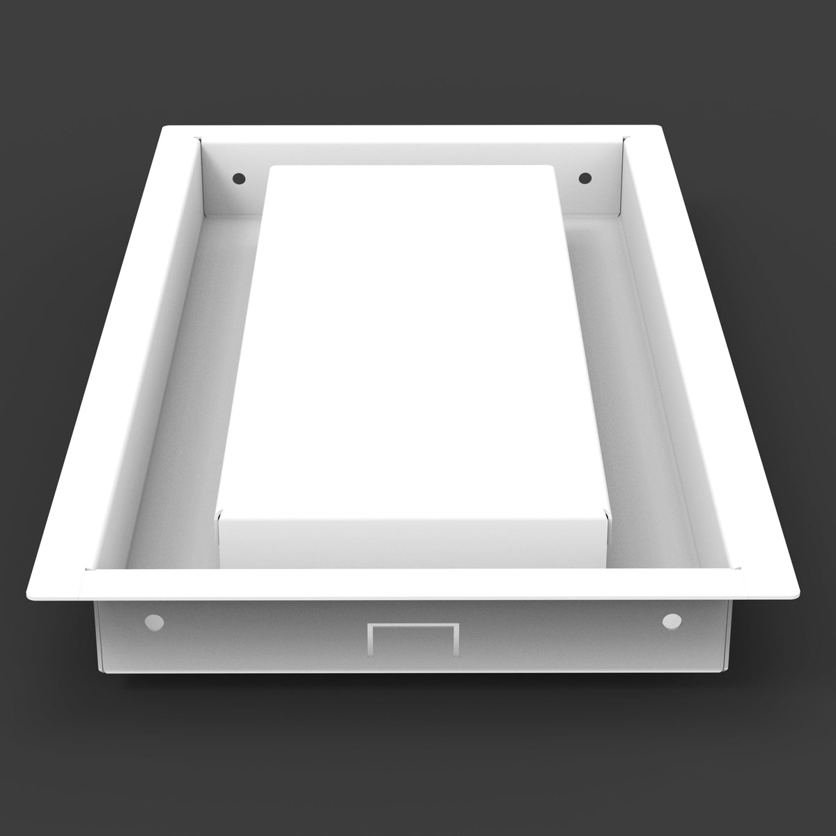 13x72 Ceiling Vent Cover | Flush Mount Steel Grille