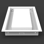 13x72 Ceiling Vent Cover | Flush Mount Steel Grille