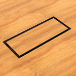 4x10 Undermount Air Vent, Floor-Matching, All Metal, Flush Floor Vent Cover (10x4)