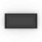 6x14 ZenFlow floor register, top-down view