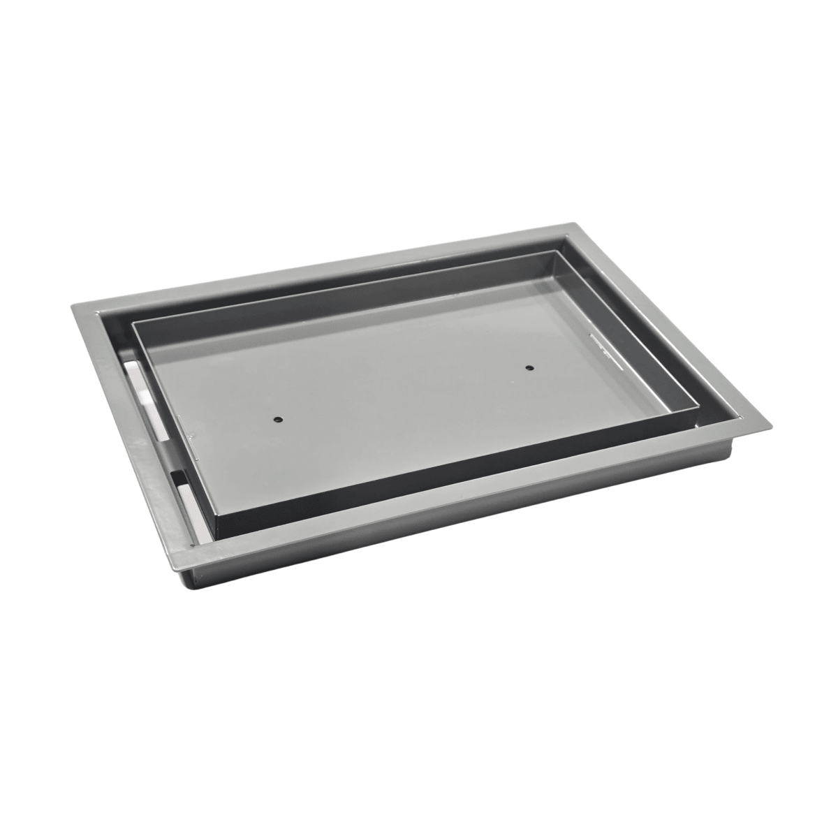 6x17.75 Classic Drop-in Air Vent, Flush Floor-Matching, All Metal, Floor Vent Cover (17.75x6) - TRM Metal Products