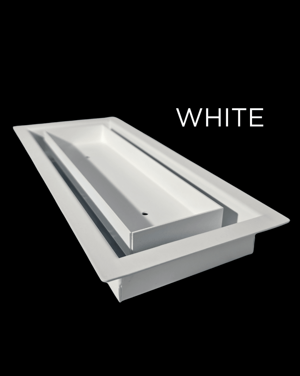 6x17.75 Classic Drop-in Air Vent, Flush Floor-Matching, All Metal, Floor Vent Cover (17.75x6) - TRM Metal Products