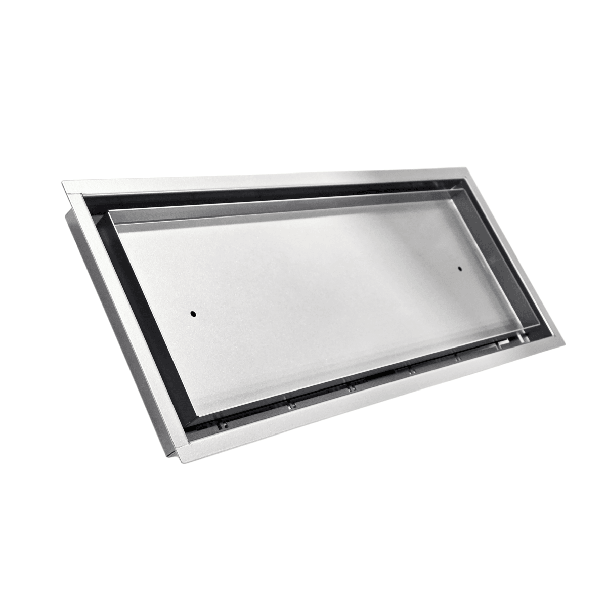 6x17.75 Classic Drop-in Air Vent, Flush Floor-Matching, All Metal, Floor Vent Cover (17.75x6) - TRM Metal Products