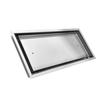 6x17.75 Classic Drop-in Air Vent, Flush Floor-Matching, All Metal, Floor Vent Cover (17.75x6) - TRM Metal Products
