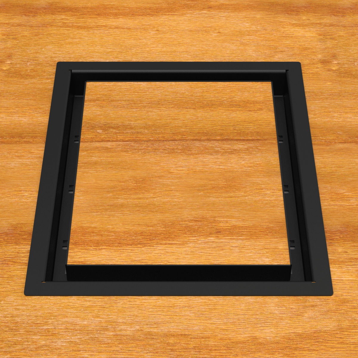 6x17.75 Classic Drop-in Air Vent, Flush Floor-Matching, All Metal, Floor Vent Cover (17.75x6) - TRM Metal Products