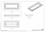 6x18 Classic Drop-in Air Vent, Flush Floor-Matching, All Metal, Floor Vent Cover (18x6)