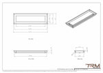 6x21-Modern Ceiling Vent Cover - TRM Metal (21x6)