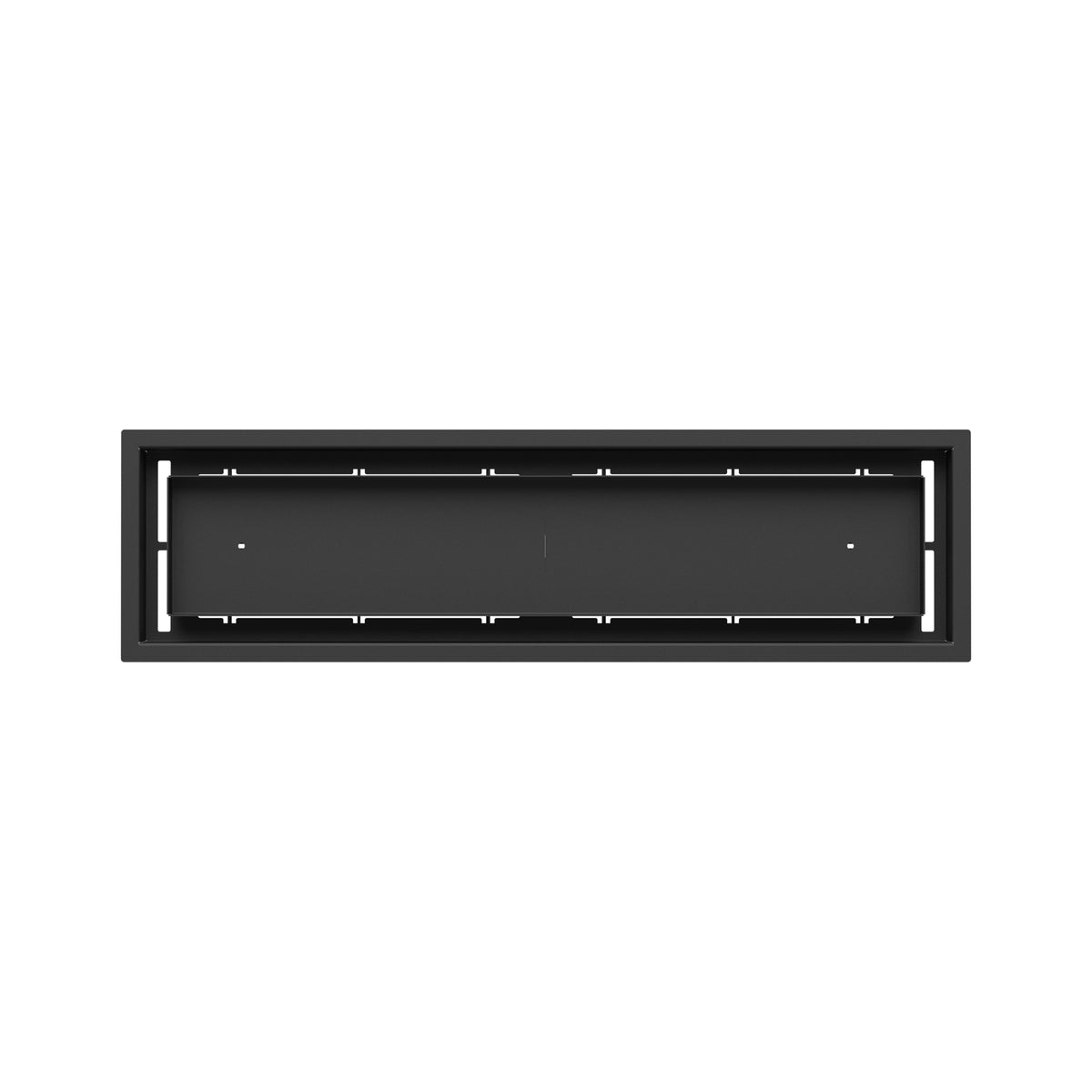 6x24 Classic floor register, top-down view