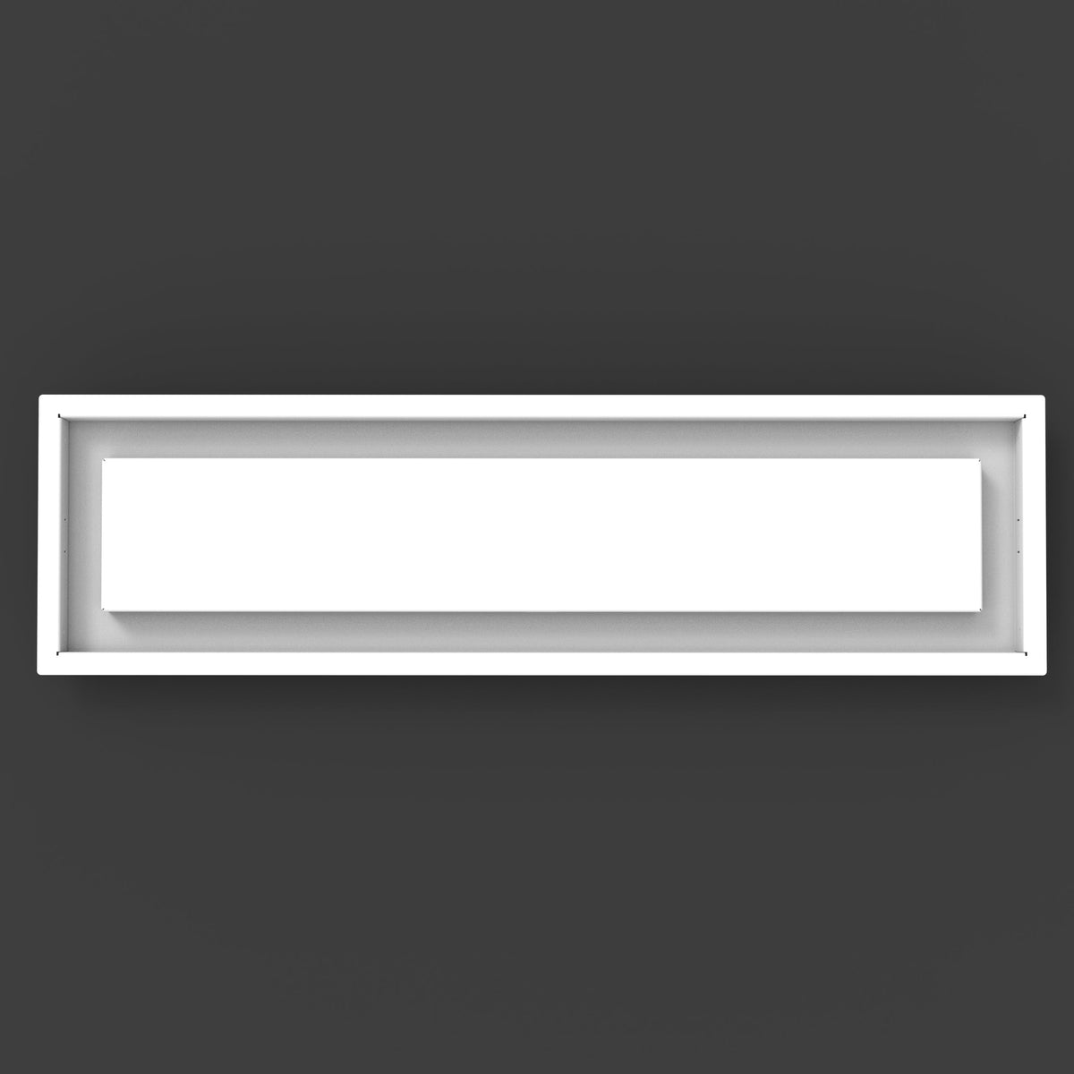 13x72 Ceiling Vent Cover | Flush Mount Steel Grille