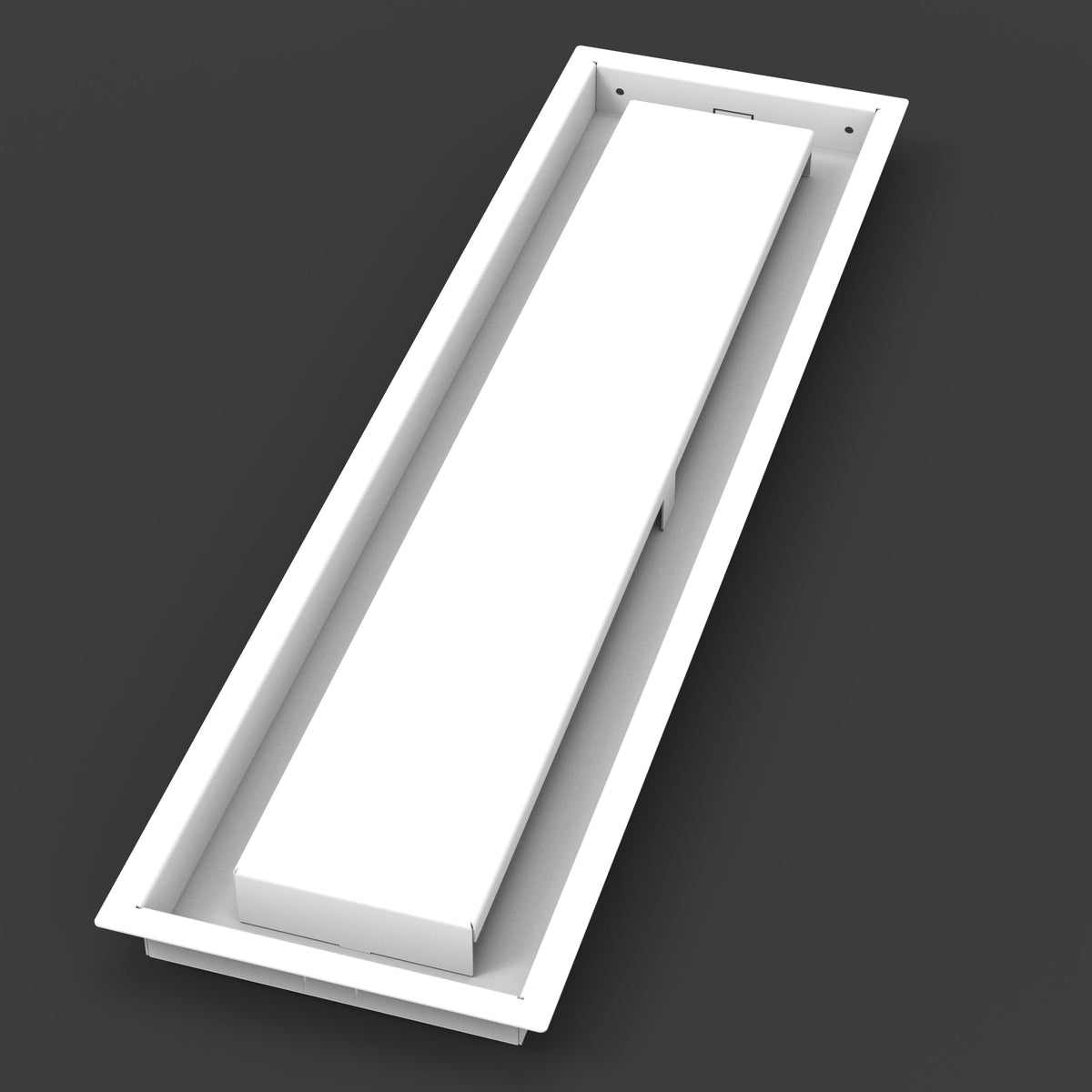 13x72 Ceiling Vent Cover | Flush Mount Steel Grille