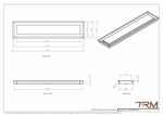 6x28-Modern Ceiling Vent Cover - TRM Metal (28x6)