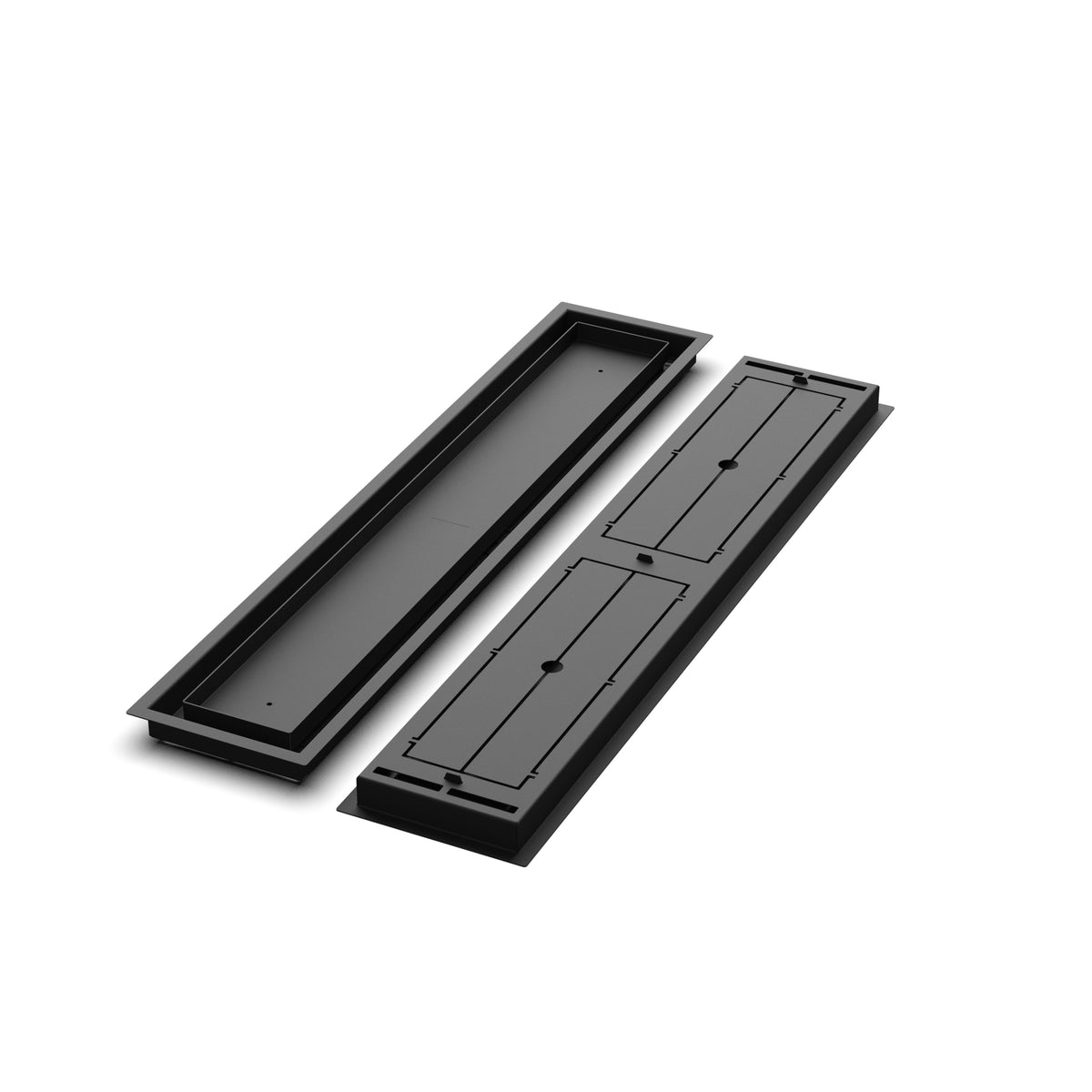 6x32 Classic floor register, front and back views side by side
