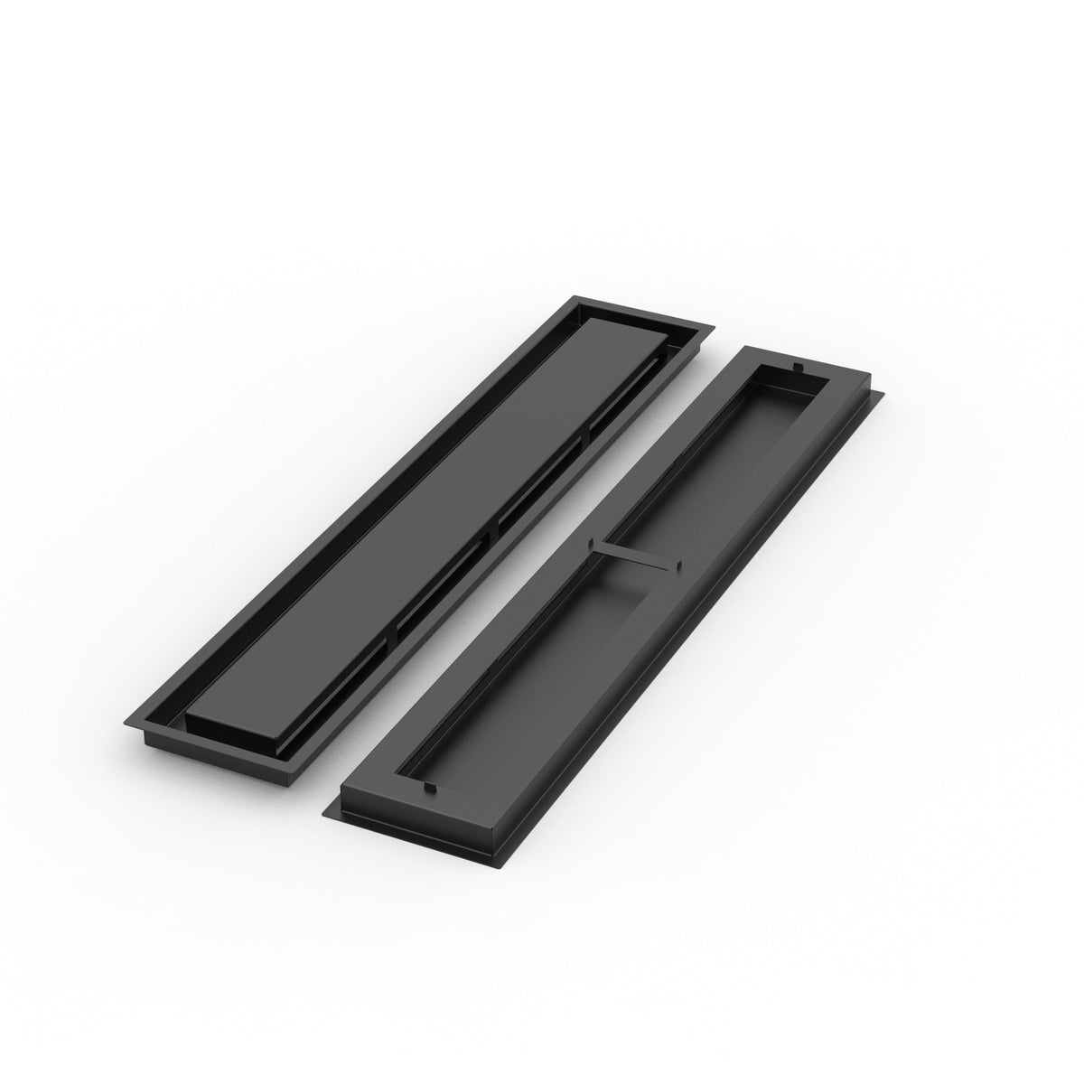 6x36 ZenFlow floor register, front and back view