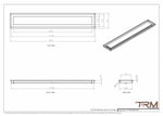 6x38-Modern Ceiling Vent Cover - TRM Metal (38x6)