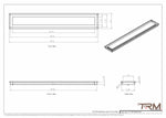 6x39-Modern Ceiling Vent Cover - TRM Metal (39x6)