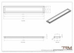 6x40-Modern Ceiling Vent Cover - TRM Metal (40x6)
