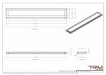 6x42-Modern Ceiling Vent Cover - TRM Metal (42x6)