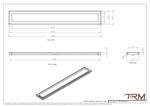 6x45-Modern Ceiling Vent Cover - TRM Metal (45x6)