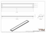 6x51-Modern Ceiling Vent Cover - TRM Metal (51x6)