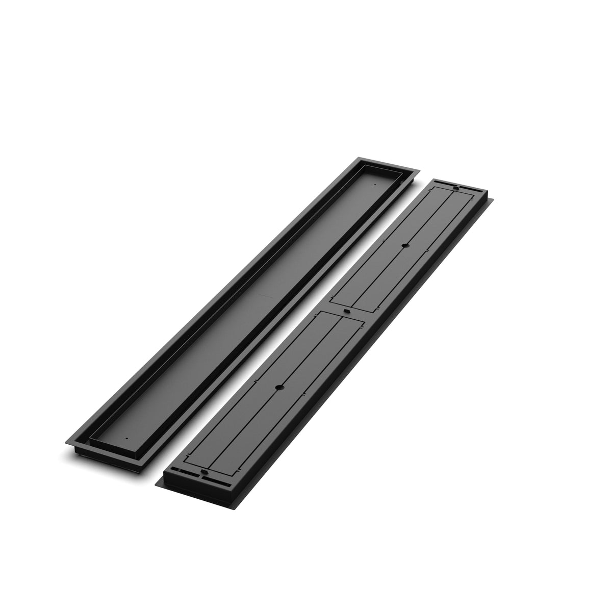 6x53 Classic floor register, front and back views side by side