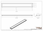 6x53-Modern Ceiling Vent Cover - TRM Metal (53x6)