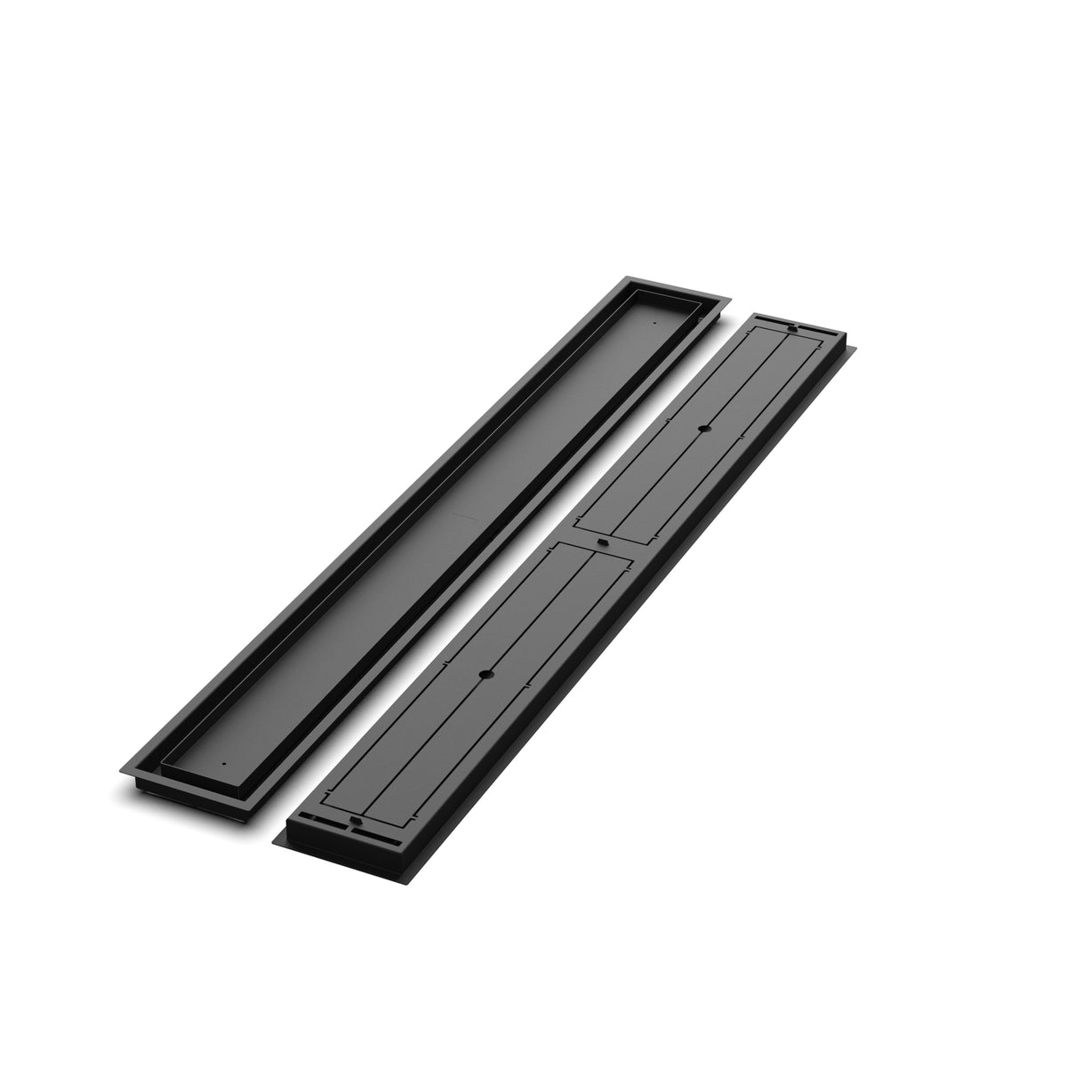 6x54 Classic floor register, front and back views side by side