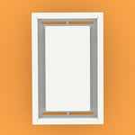 10x6 FlushFlow Drop-in Air Vent, Flush Floor-Matching, All Metal, Floor Vent Cover (6x10)