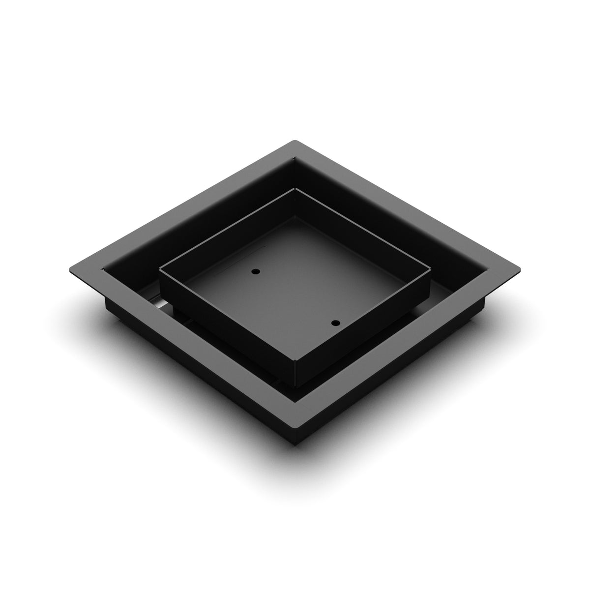 6x6 Classic floor register, diagonal view