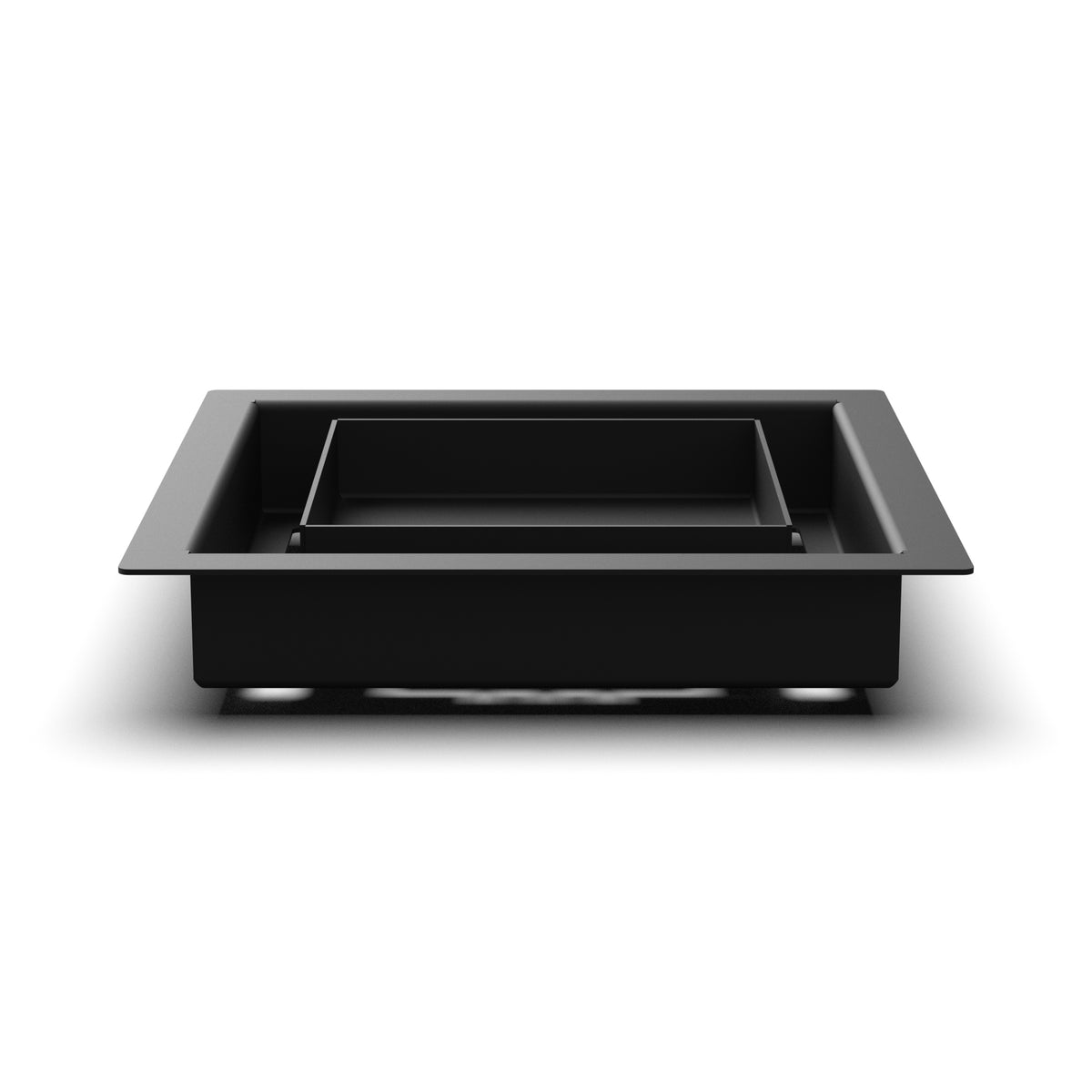 6x6 Classic floor register, side profile