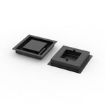 6x6 ZenFlow floor register, front and back view