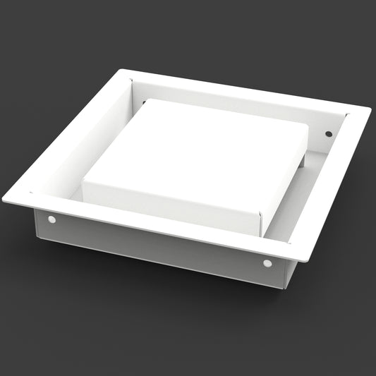 6x6 - Wall Vent - Modern Vent Cover - TRM Metal