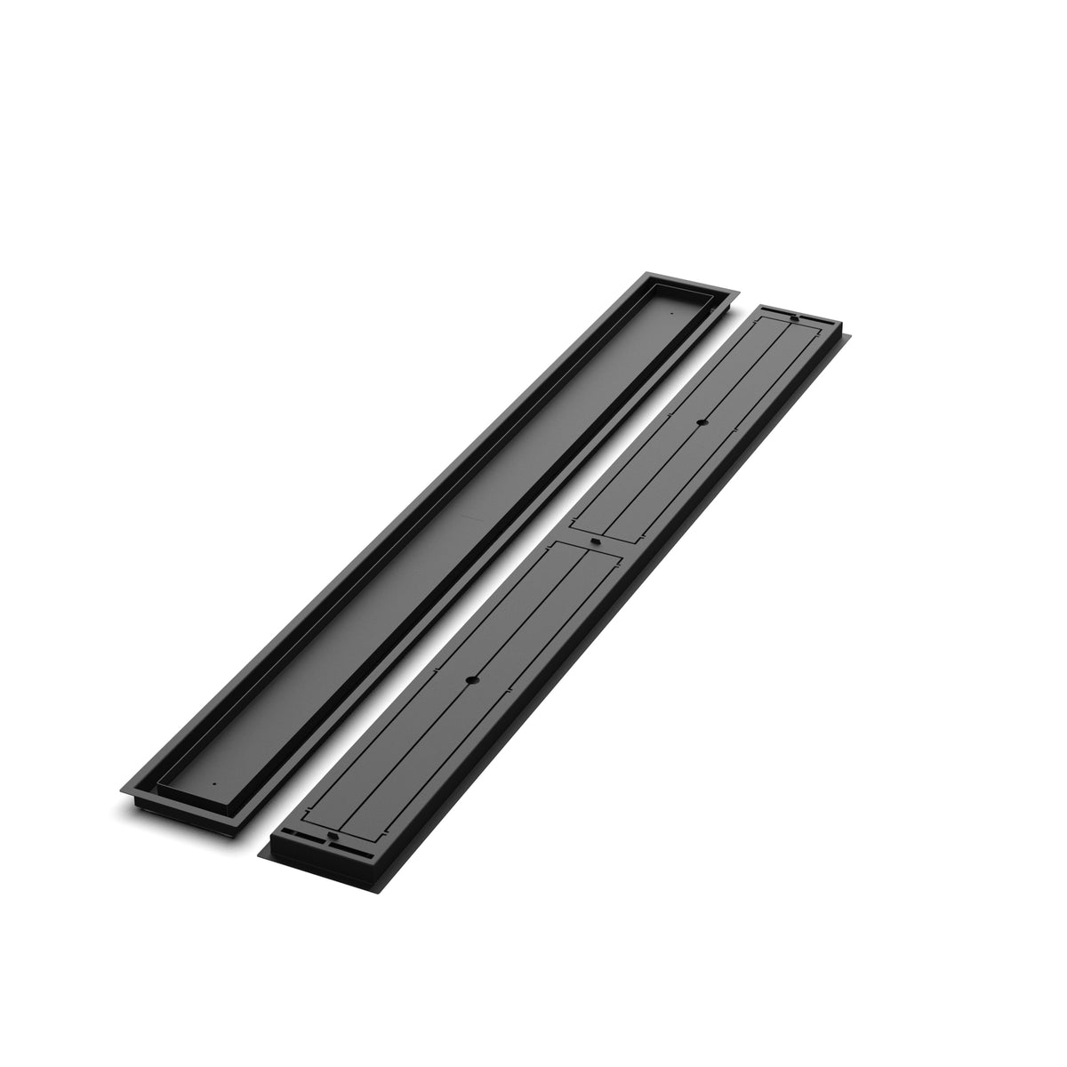 6x63 Classic floor register, front and back views side by side