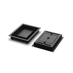 6x8 Classic floor register, front and back view