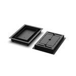 6x9 Classic floor register, front and back views side by side