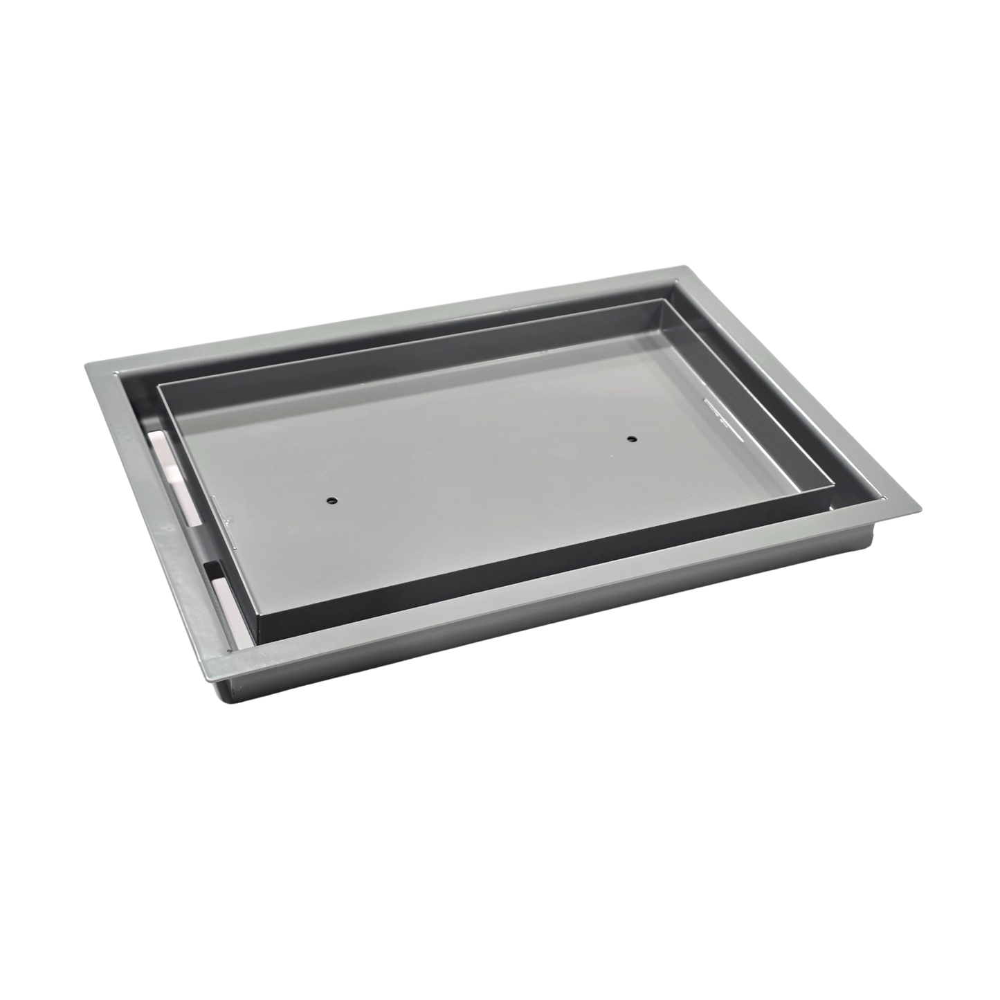 9x44 Classic Drop-in Air Vent, Flush Floor-Matching, All Metal, Floor Vent Cover (44x9)