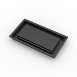 7x13 ZenFlow floor register, quarter view