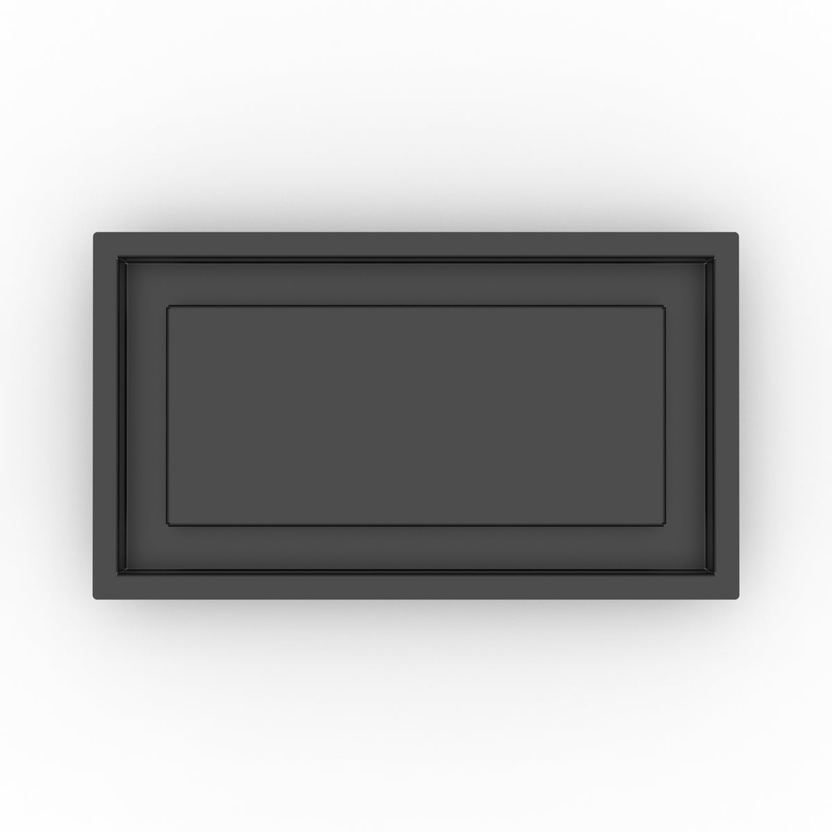 7x13 ZenFlow floor register, top-down view