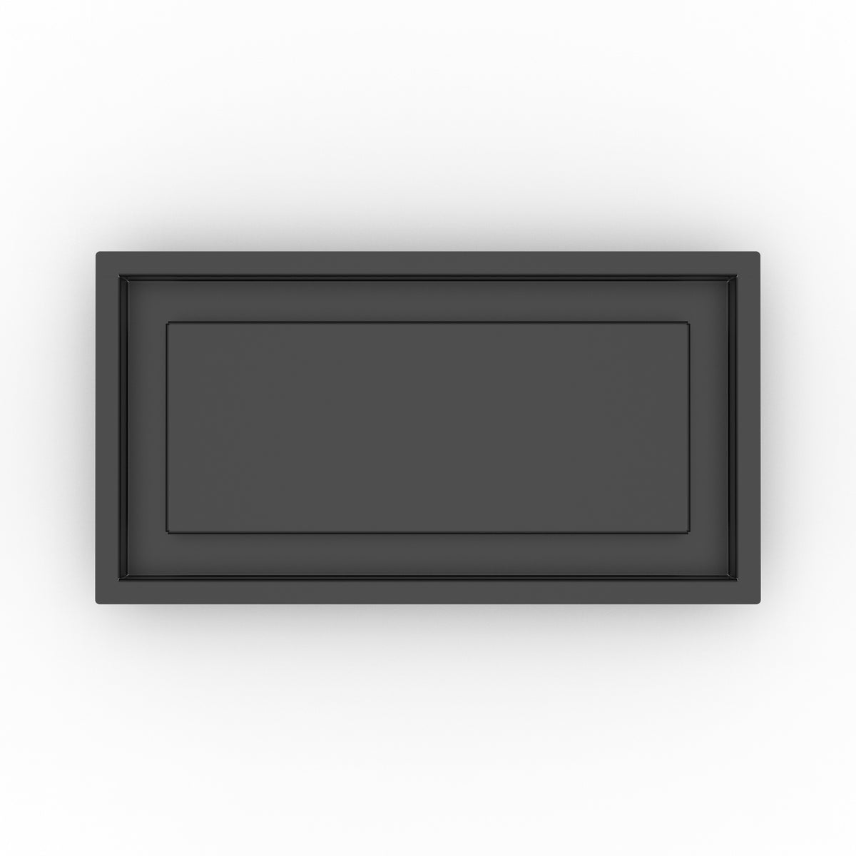 7x14 ZenFlow floor register, top-down view
