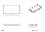 7x14-Modern Ceiling Vent Cover - TRM Metal (14x7)