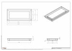 7x16-Modern Ceiling Vent Cover - TRM Metal (16x7)