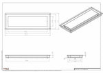 7x21-Modern Ceiling Vent Cover - TRM Metal (21x7)