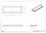 7x22-Modern Ceiling Vent Cover - TRM Metal (22x7)