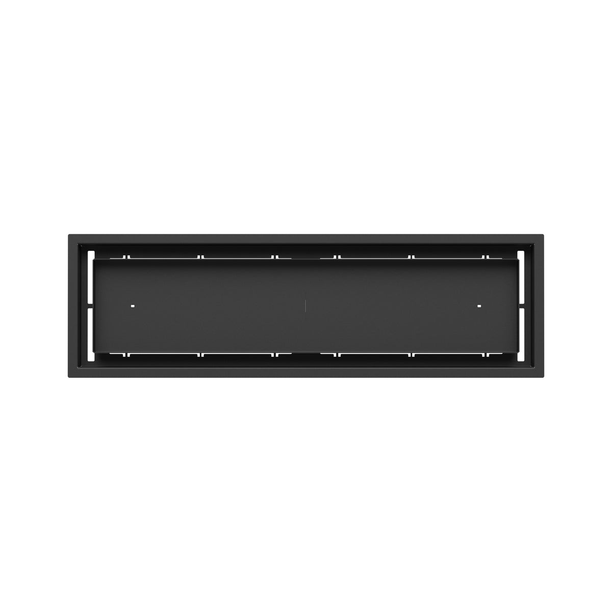 7x25 Classic floor register, top-down view