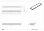 7x28-Modern Ceiling Vent Cover - TRM Metal (28x7)