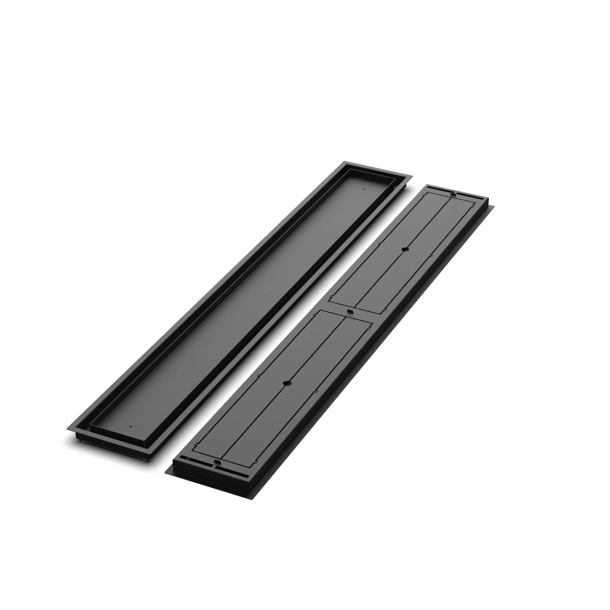 7x52 Classic floor register, front and back views side by side