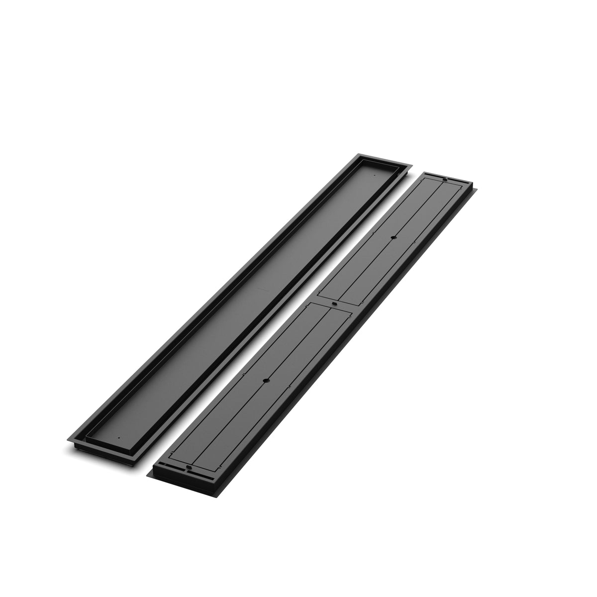 7x69 Classic floor register, front and back views side by side