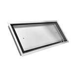 14x61 Classic Drop-in Air Vent, Flush Floor-Matching, All Metal, Floor Vent Cover (14x61)