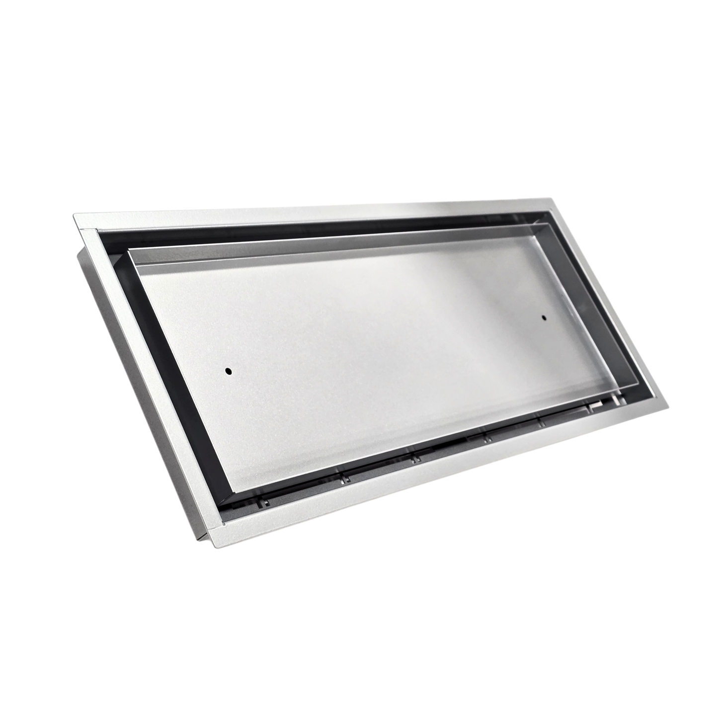 22x63 Classic Drop-in Air Vent, Flush Floor-Matching, All Metal, Floor Vent Cover