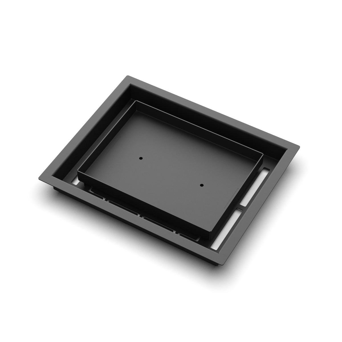 8x10 Classic floor register, quarter view